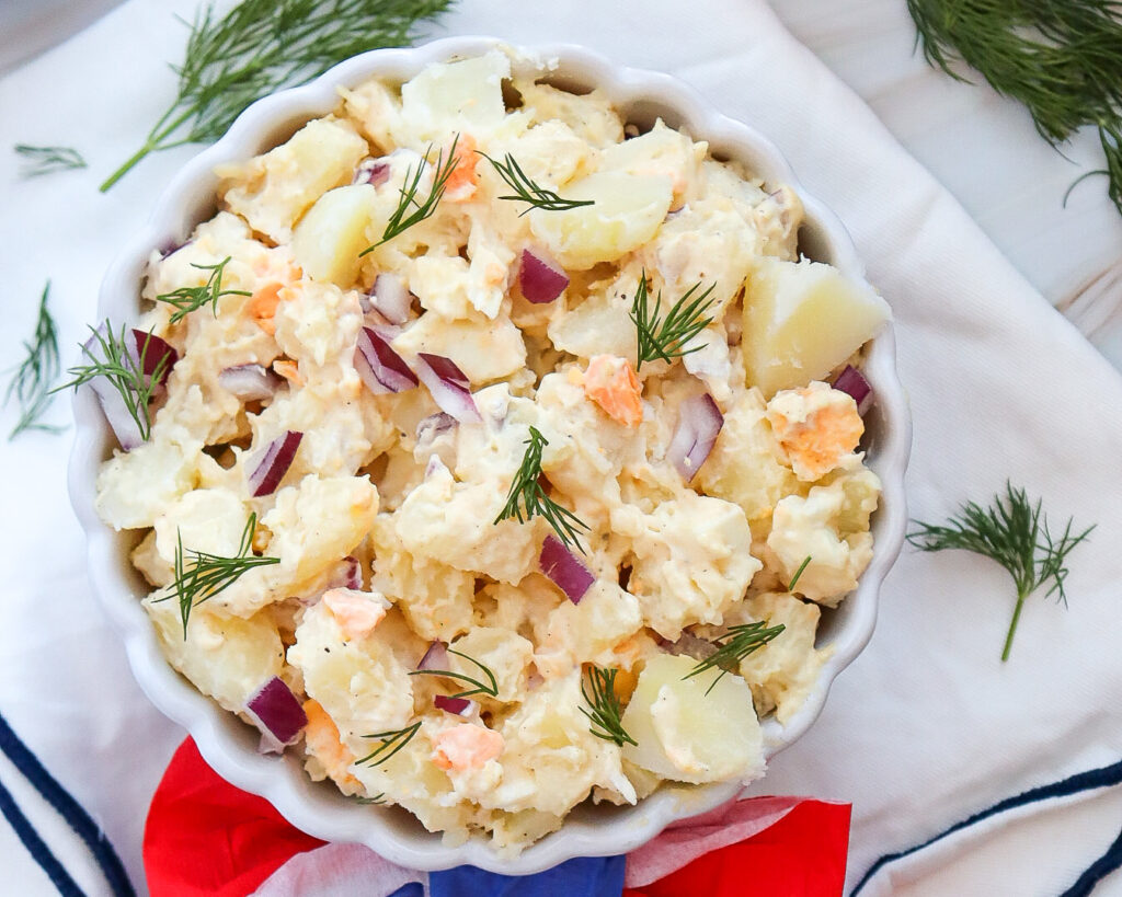 Potato Salad from overhead.